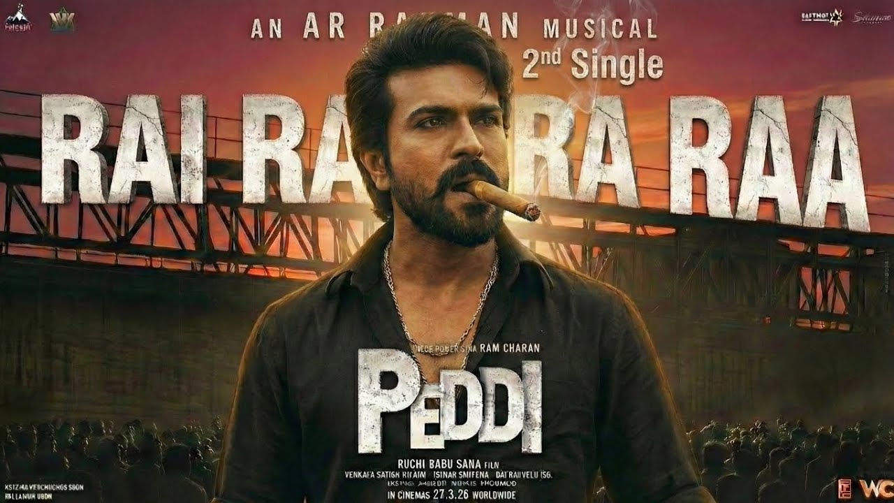 Rai Rai Raa Raa Video Song | Peddi | Ram Charan| Janhvi | Buchi Babu Sana | AR Rahman