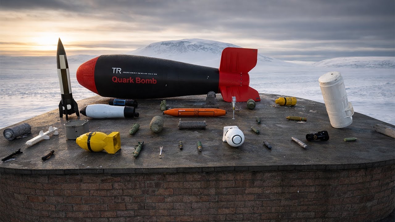 Garry's Mod Nuclear Bombs Throwing For Testing In the Snow Time BOOM!