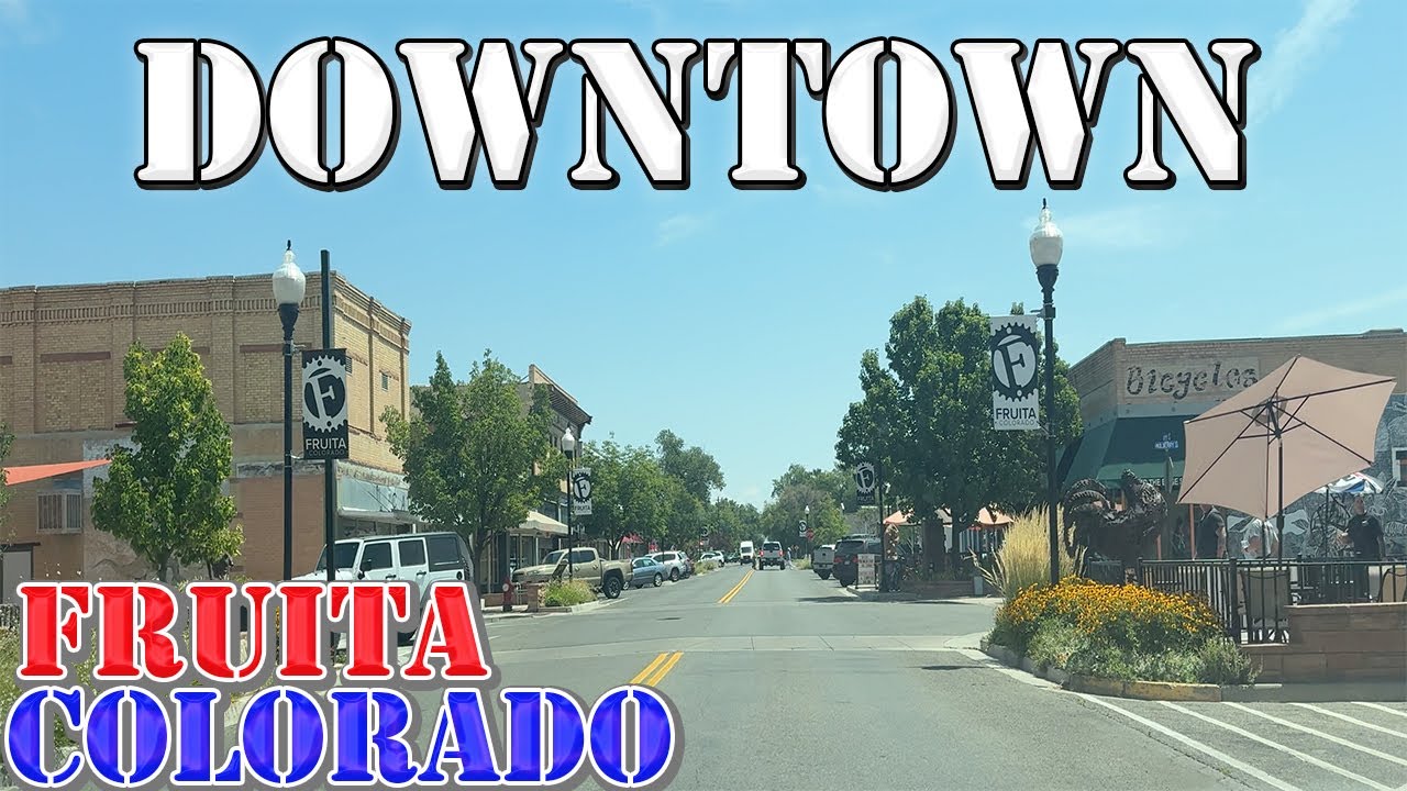 Fruita - Colorado - 4K Downtown Drive