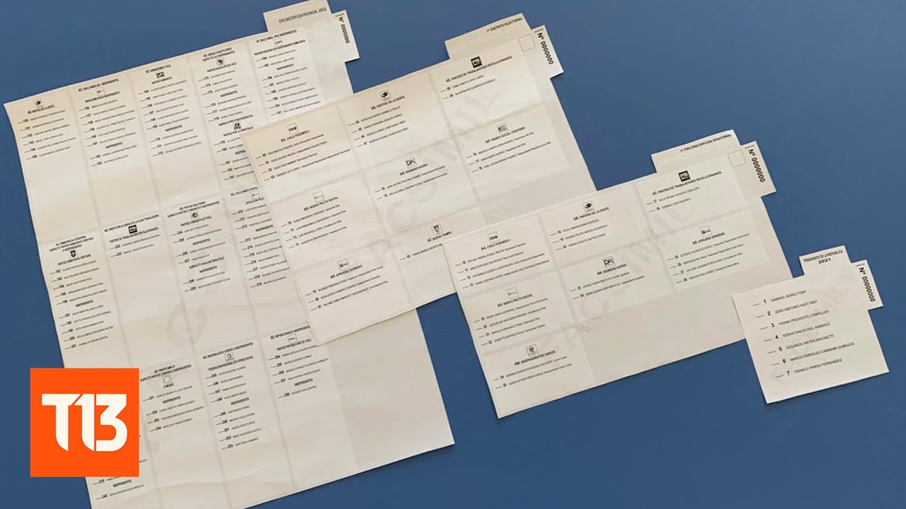 Cómo doblar el voto en estas Elecciones Presidenciales Chile 2021