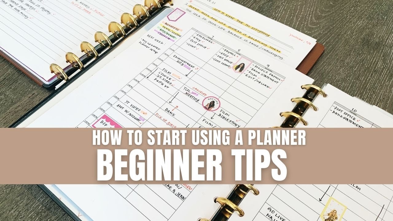 Как начать пользоваться планировщиком: советы для начинающих #plannernewbie