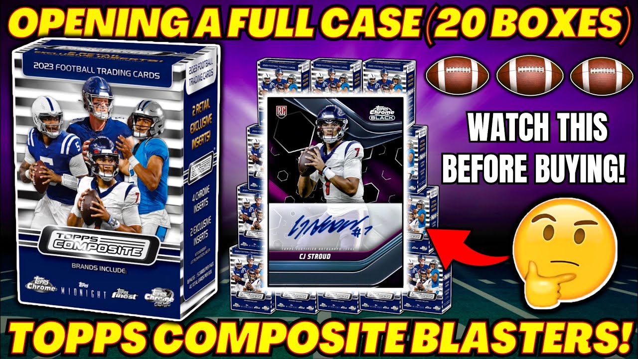 *FULL CASE OF 2023 TOPPS COMPOSITE FOOTBALL BLASTER BOXES!🏈 ARE THEY WORTH IT?!🤔