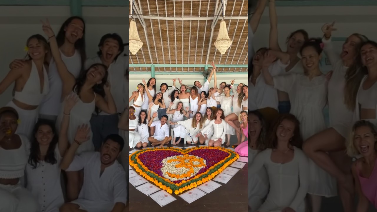 Congratulations teachers! #yogateachertrainingcourse #yogateachertraining #yogabali