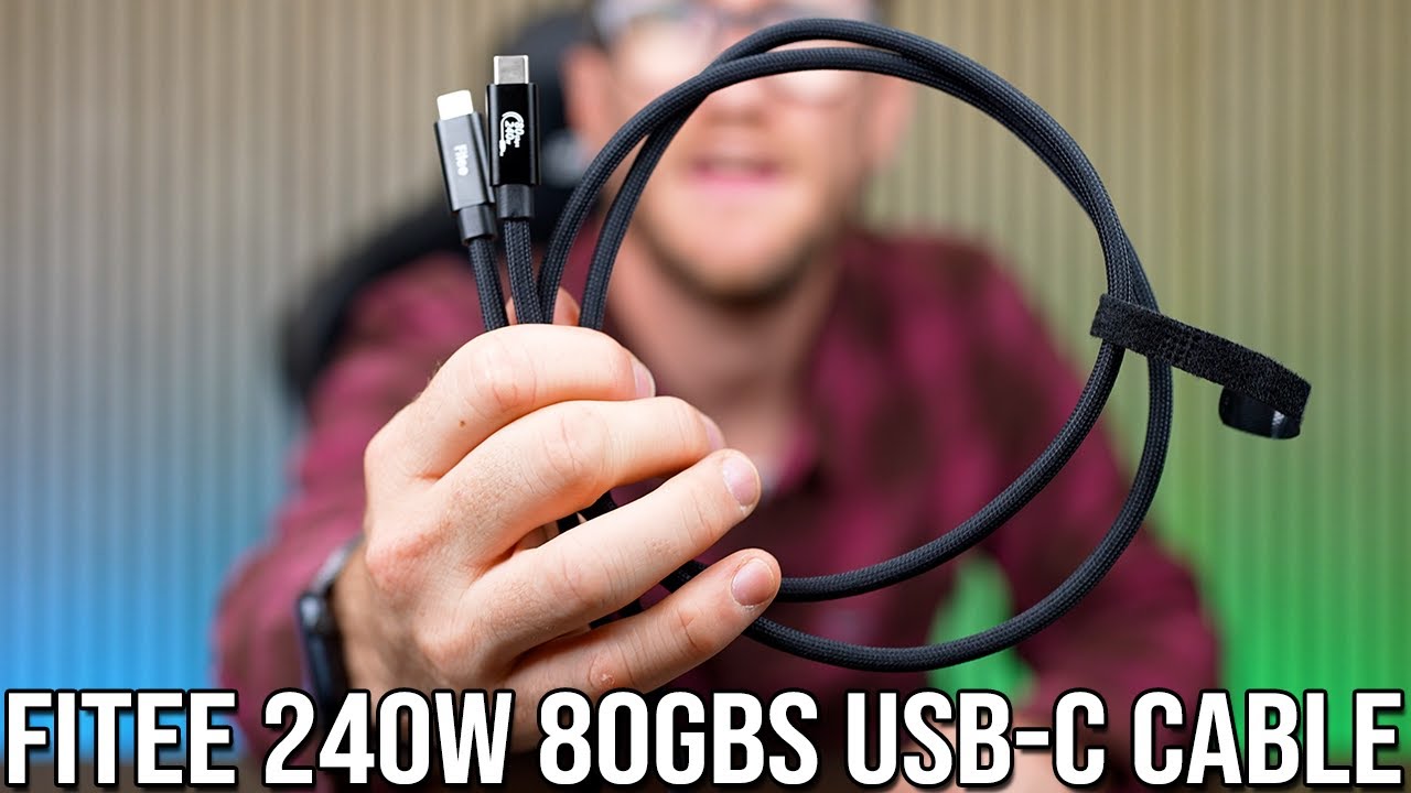 Кабель Fitee Thunderbolt 5 80 Гбит/с USB4