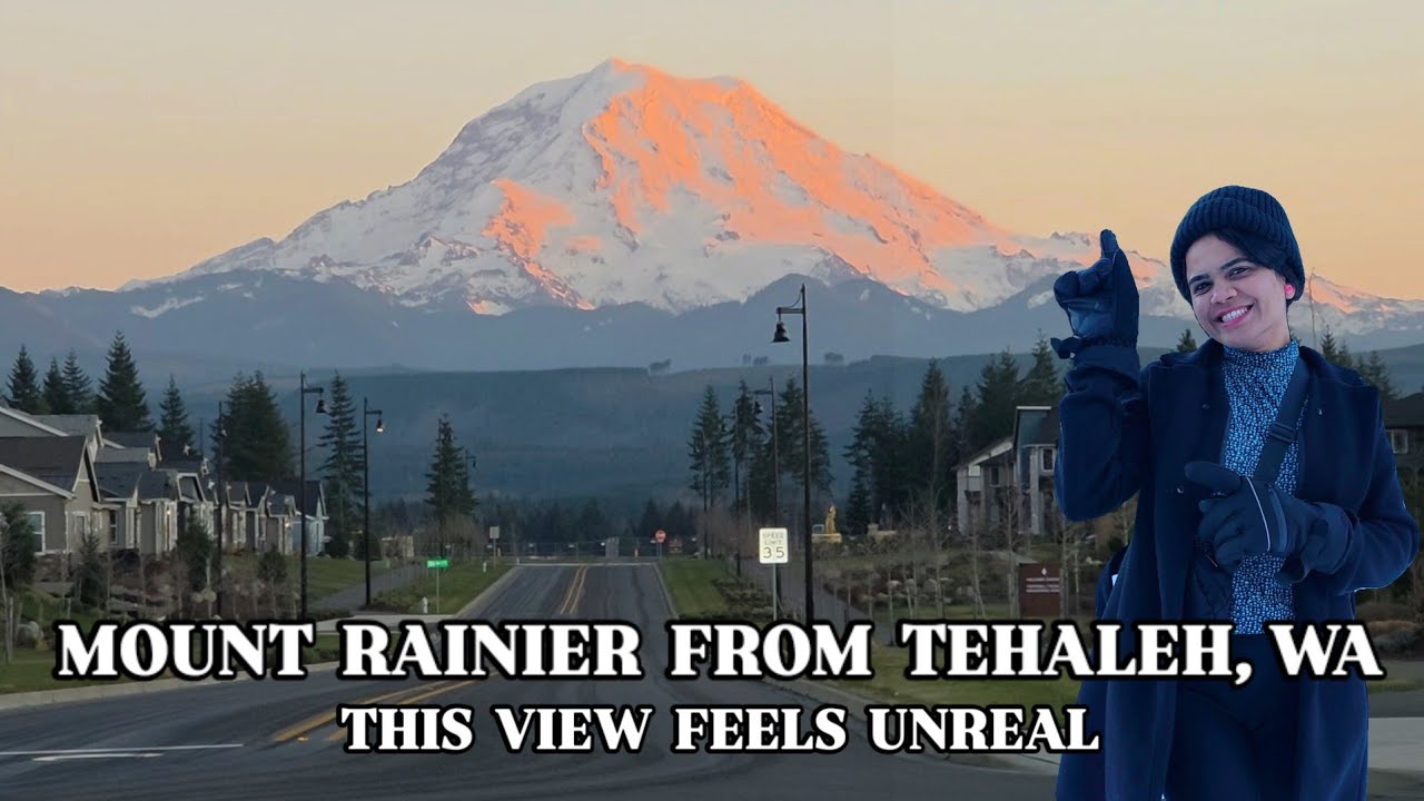 The Majestic Mount Rainier Views from Tehaleh, Washington | This View Feels Unreal