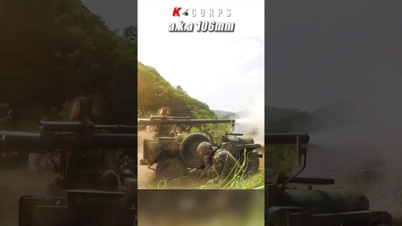 추억의 화기 106mm 무반동포 [ M40 105mm recoilless rifle ] #kcorps #military