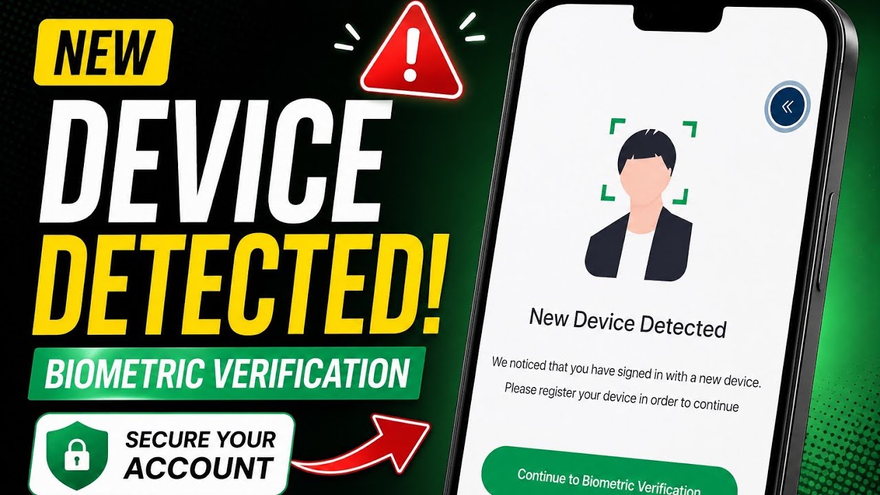 New device detected problem solve in easypaisa 