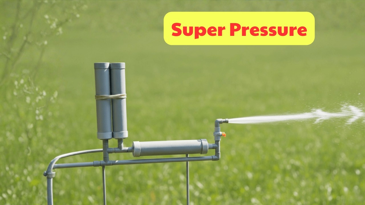 Stop Buying Water Pumps! Simple PVC Trick to Increase Water Pressure at Home