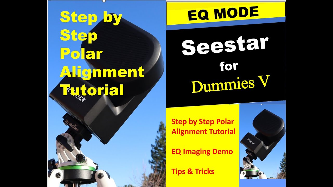 Демонстрация режима эквалайзера Seestar Step by Step Live EQ