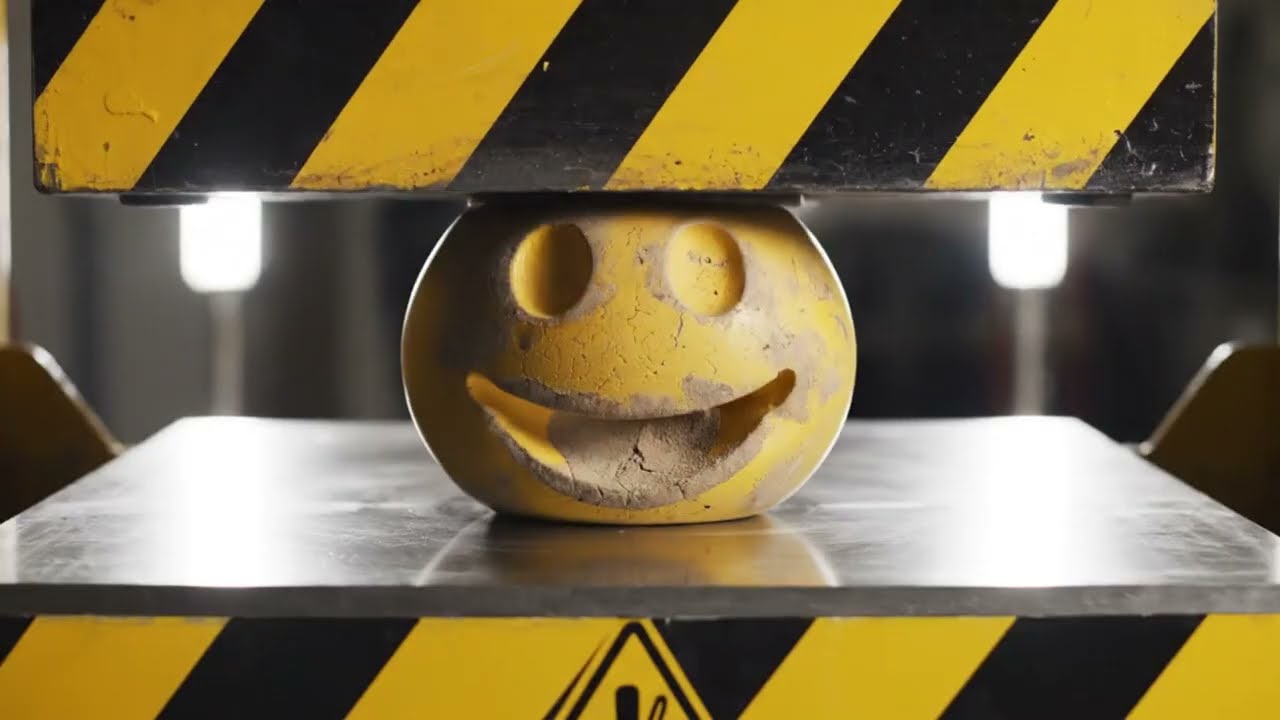 Ultimate Hydraulic Press ASMR | Crushing Fruit And Vegetables in Slow Motion