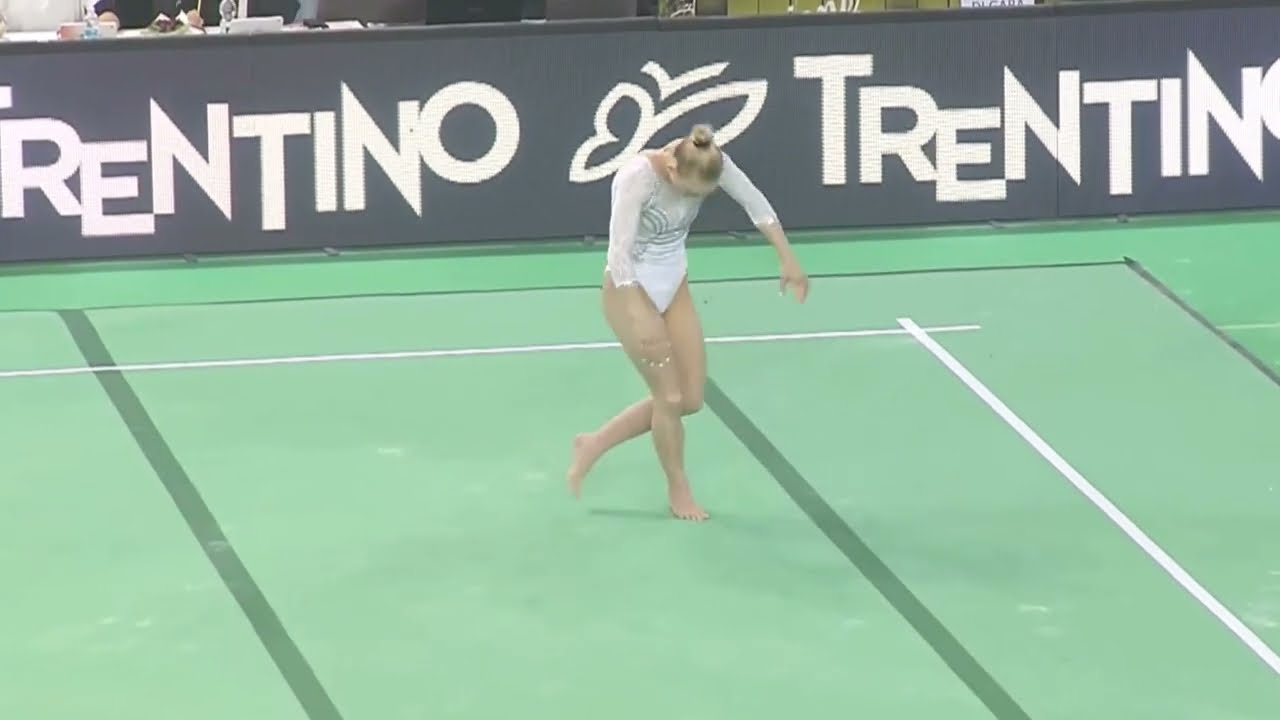 Alice D'Amato (ITA) 2024 Montichiari 1st Italian Serie A1 Floor D-Score (2022-24 Code) (14.200 (5.6)