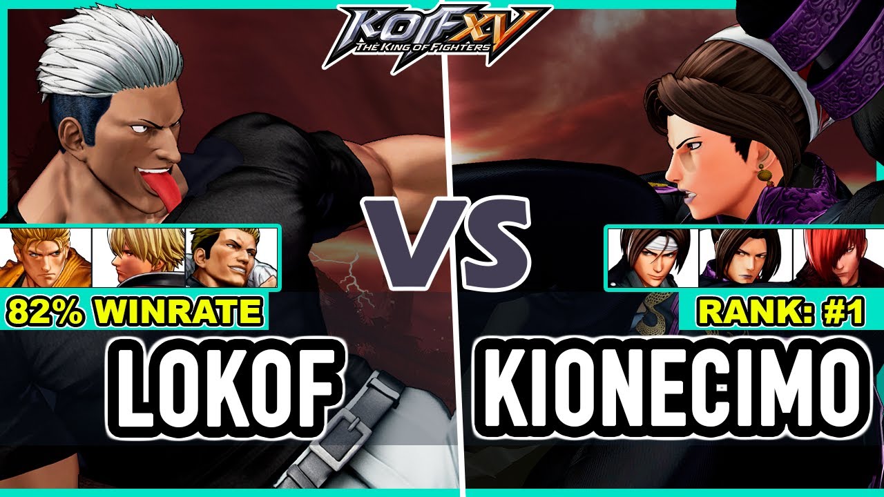 KOF XV 🔥 Lokof (Yamazaki/Rock/Ryo) vs Kionecimo (Kyo/Duo Lon/Iori)