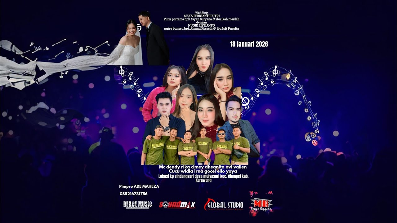 🔴 Live Stream "DEACE MUSIC" Sindangsari, Mulyasari, Ciampel - Karawang, 18 Januari 2026 