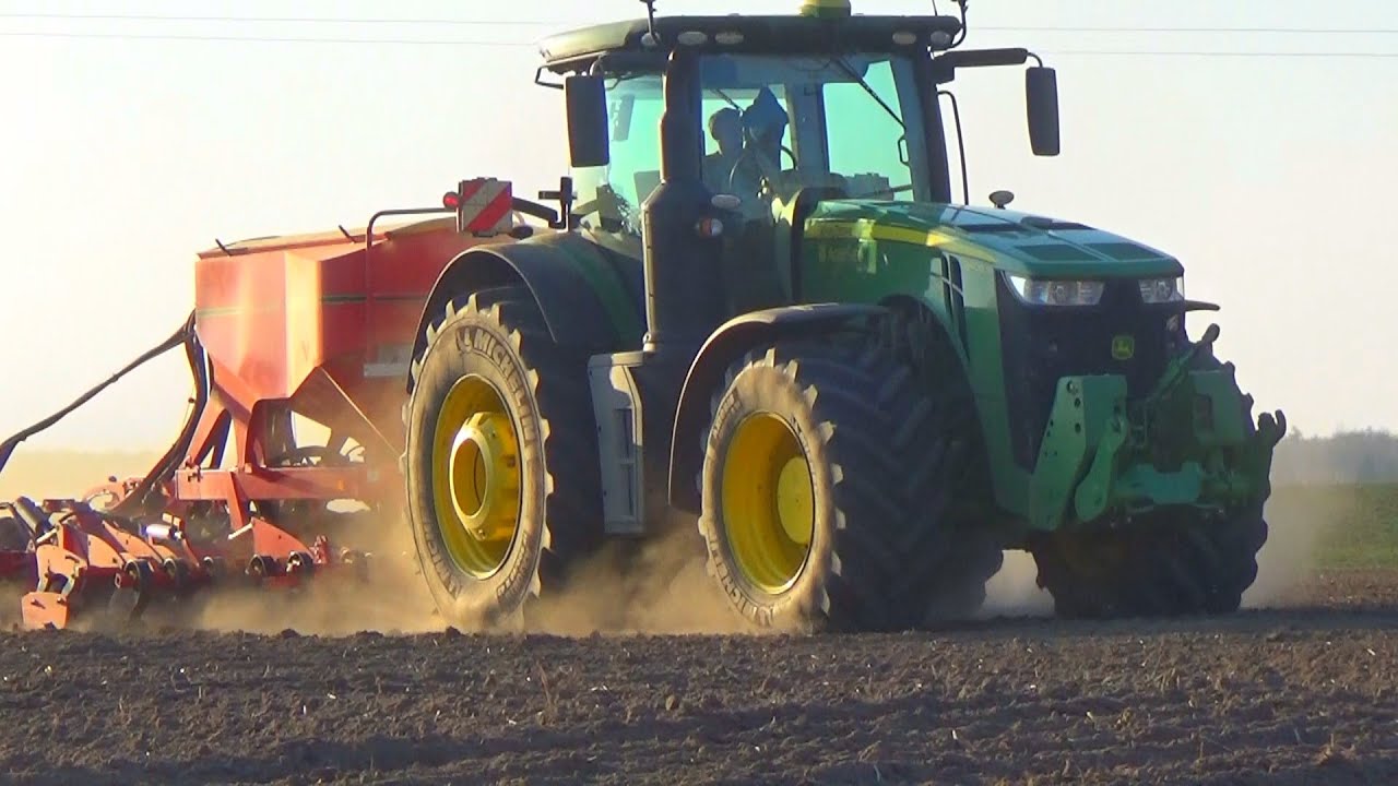 Wiosna w polu 2022 - John Deere 8400R vs Vaderstad Spirit 400 , Topdown 400 & carrier 525