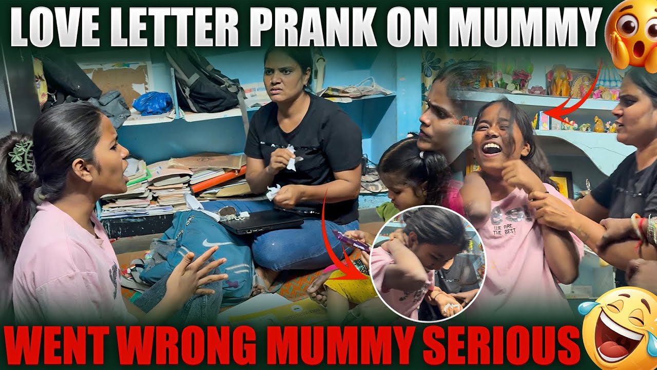 Love letter prank on Mimmy went wrong మమ్మీ సీరియస్@pareshanboys 