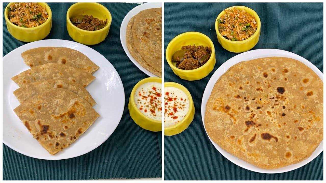 Cauliflower Paratha / காலிஃப்ளவர் பராத்தா டிப்ஸுடன் / Cauliflower Paratha with Tips / Gobi Paratha