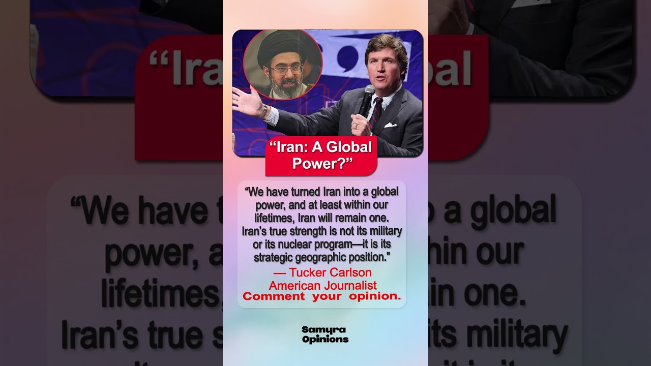 Iran's Real Power? Tucker Carlson's Comments Go Viral #geopolitics #trendingnow