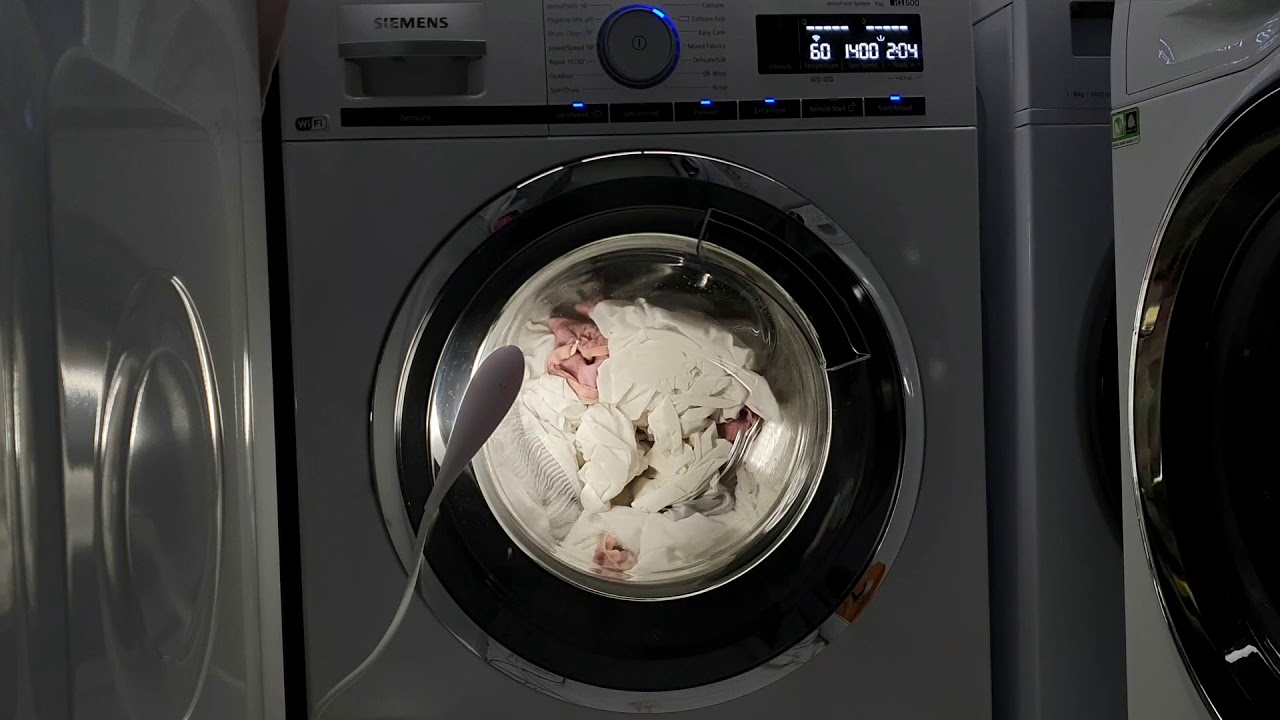 Siemens iQ500 - Cotton 60c VarioSpeed Prewash Rinse+