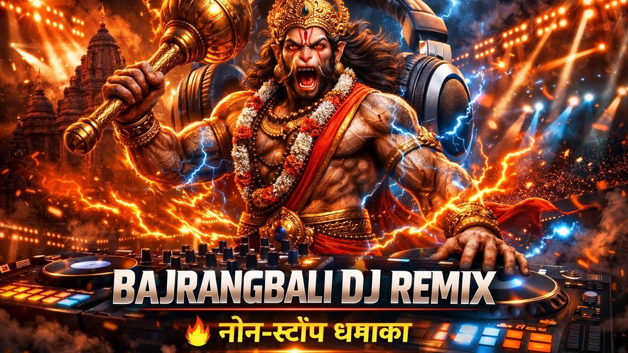 Bajrangbali DJ Remix 2026 🔥 | Non-Stop 15 Min Powerful Hanuman Bhajan | जय बजरंगबली#viral 