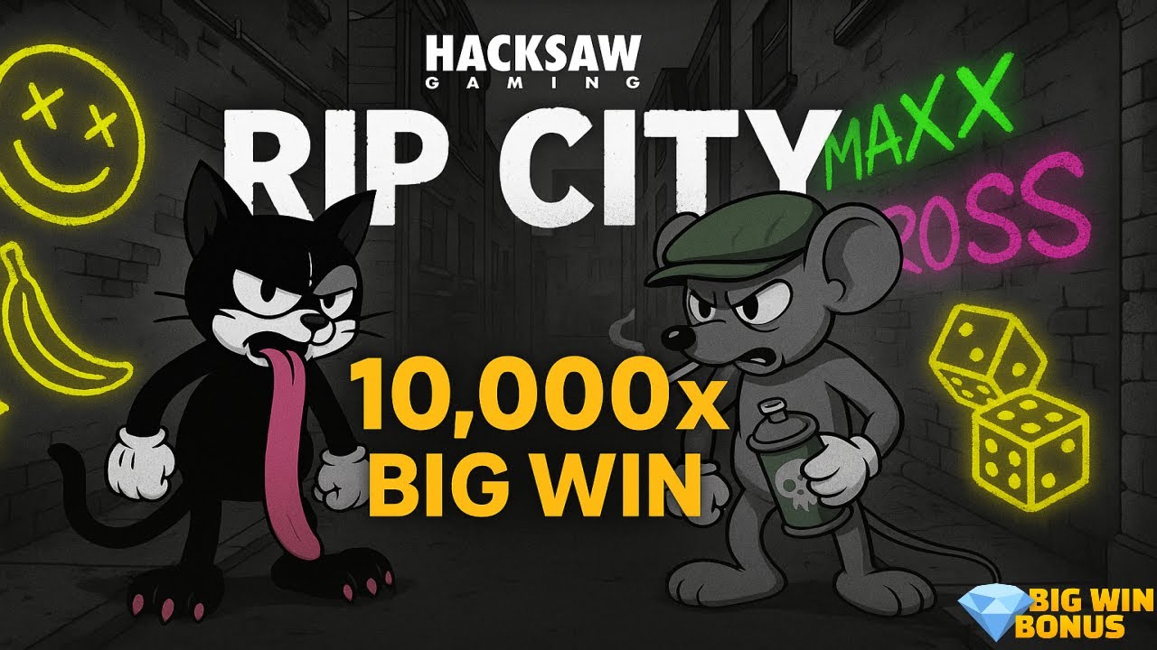 RIP CITY (HACKSAW GAMING) BIG WIN 10.000x 😱🤑