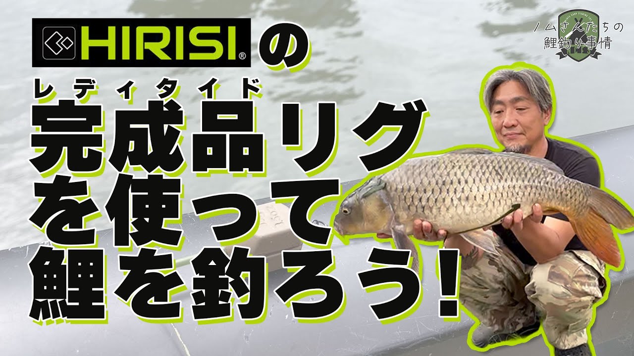 【鯉釣り】既製品でOK！ HIRISIの完成品リグで鯉を釣ろう！#carpfishing #カープフィッシング #鯉釣り #カープクエスト #HIRISI