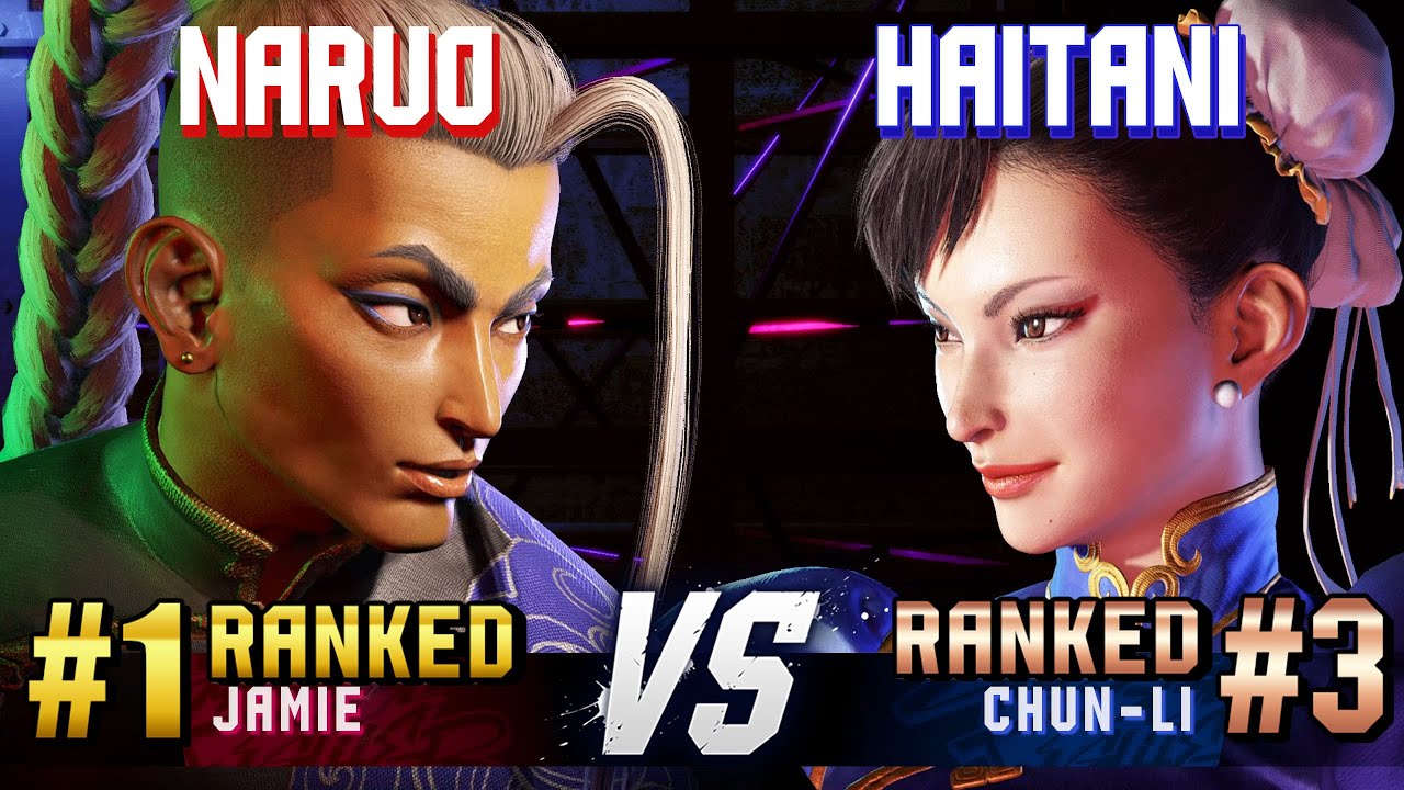 SF6 ▰ NARUO (#1 Ranked Jamie) vs HAITANI (#3 Ranked Chun-Li) ▰ High Level Gameplay