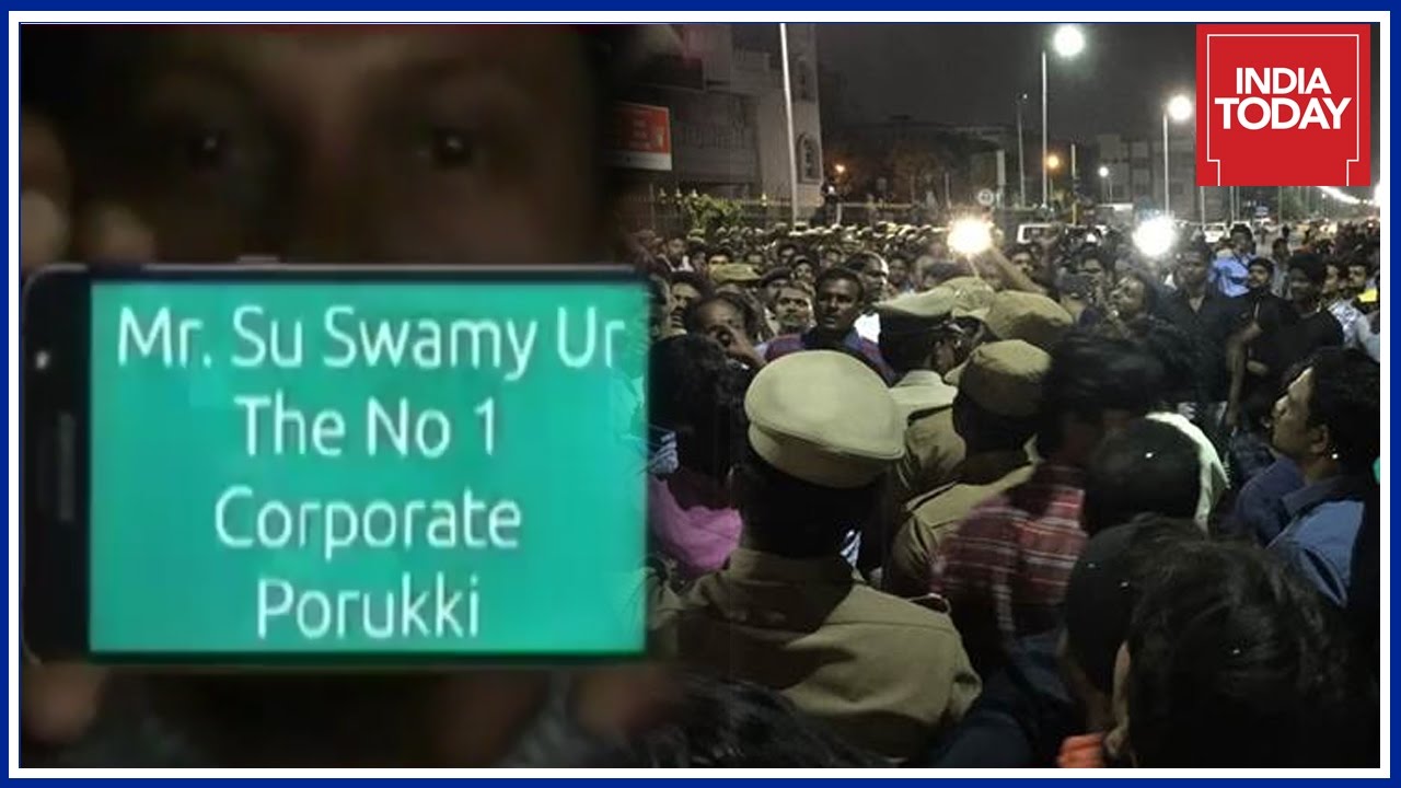 Jallikattu Protests Continue Overnight In Chennai's Marina Beach