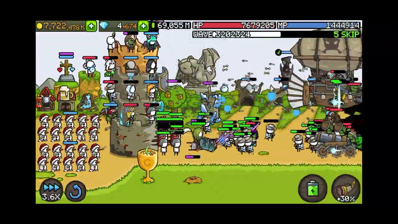 grow castle 3,200,000 wave 성키우기 320만 웨이브