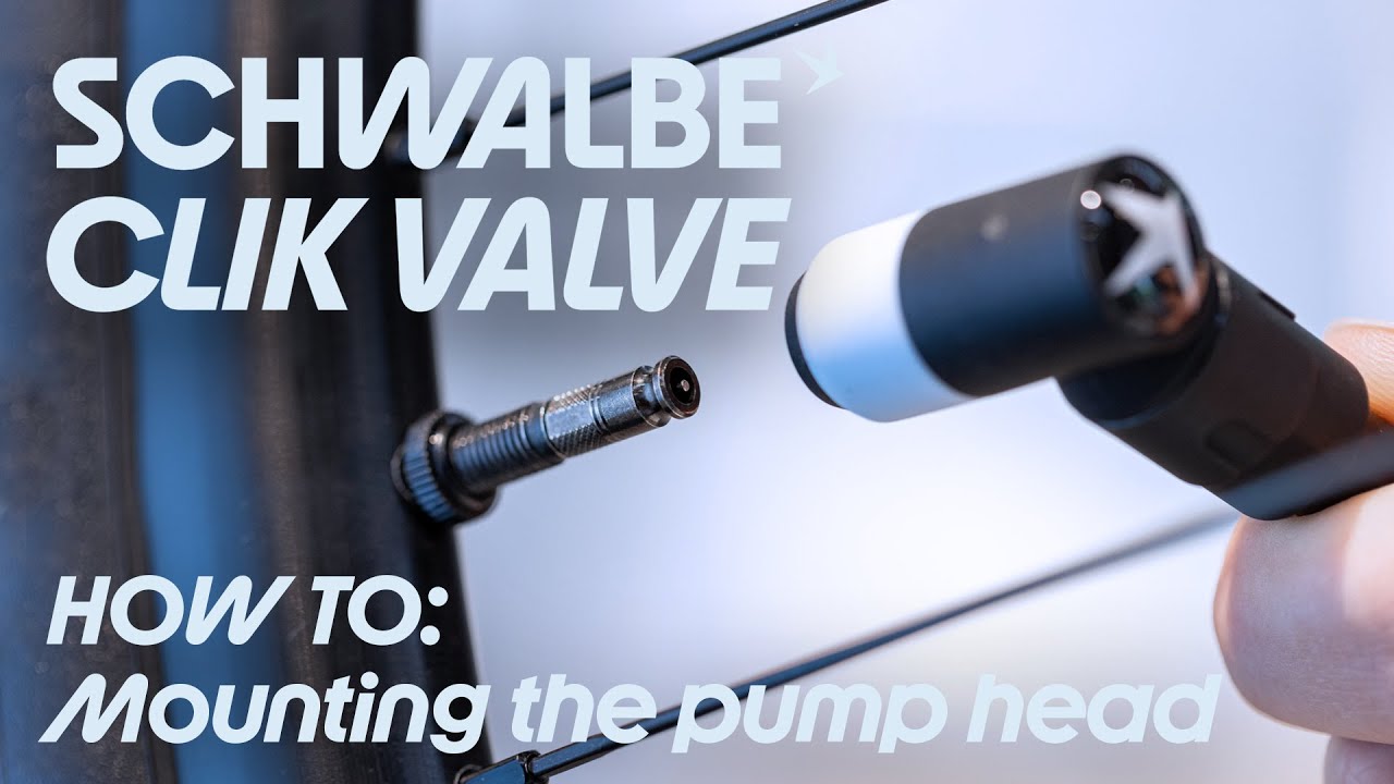 Schwalbe CLIK VALVE How To: Mounting the pump head