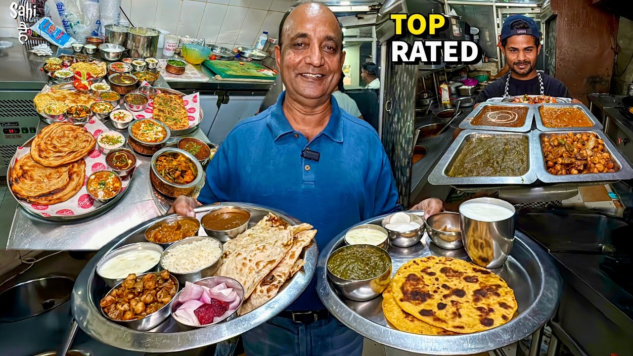 American Uncle ka Vilayati Dhaba | NRI Desi Ghee Thali | Street Food India