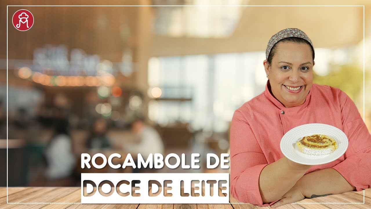 Rocambole de Doce de Leite - Doces Clássicos e Mais vendidos em Padarias