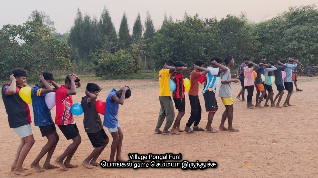 Traditional பொங்கல் Games | Balloon Run, Tug of War & More