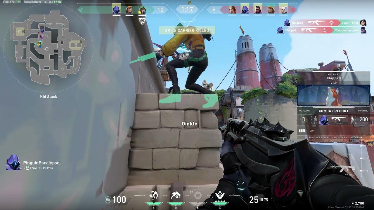 Boosted 5 man boost sage wall, 4-man repeek