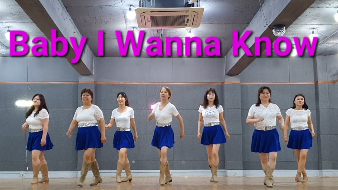 Baby I Wanna Know line dance (Beginner) Demo