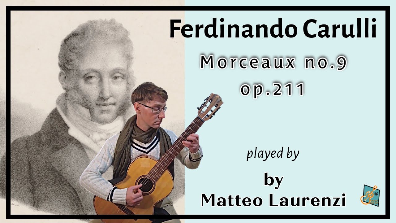 Fernando Carulli, Morceaux no.9, op.211 (classical guitar)