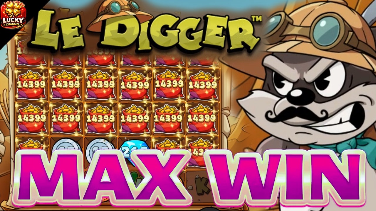 🤑 First 15,000x MAX WIN On Le Digger! 🤑 EPIC Big WIN New Online Slot - Hacksaw Gaming