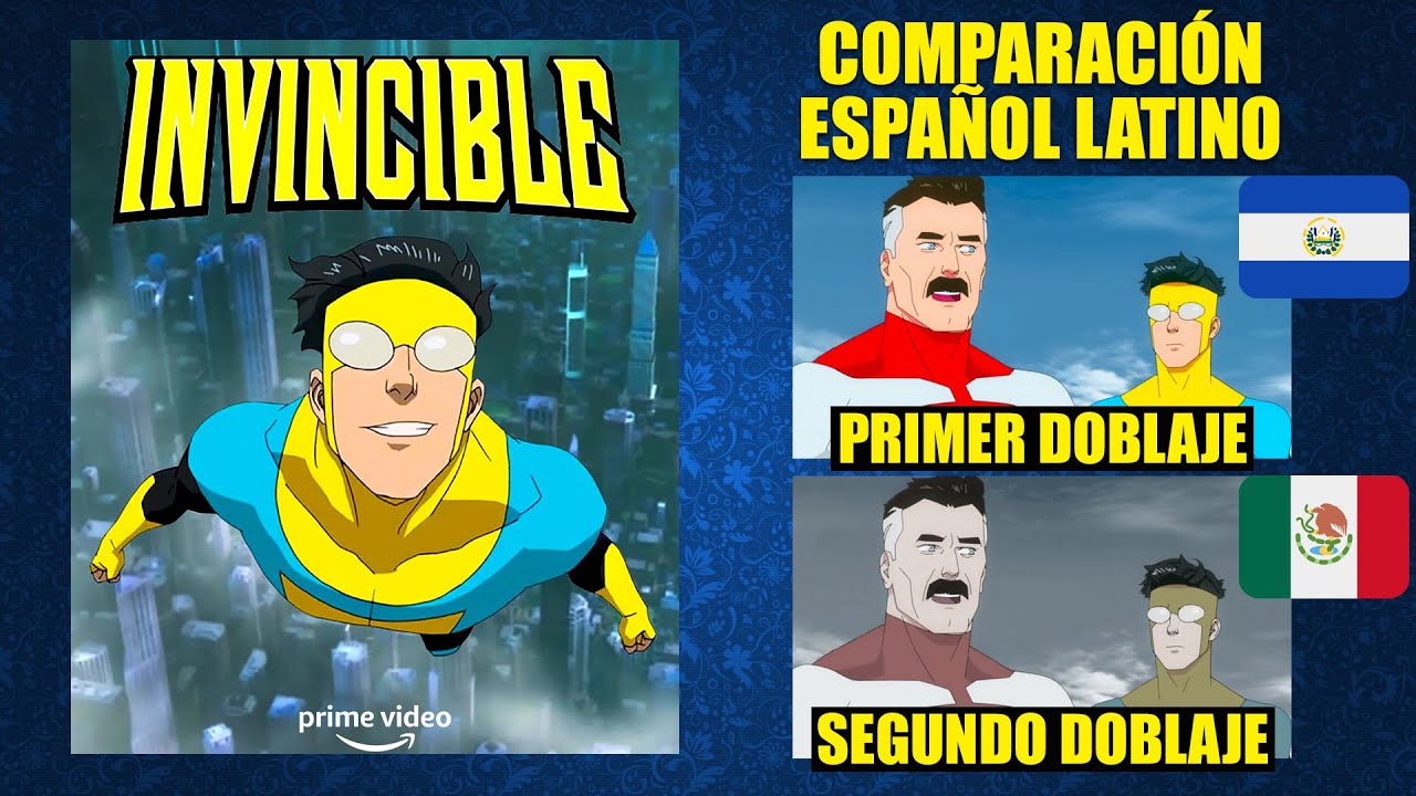 Invencible | Comparación del Doblaje Latino Original y Redoblaje | Temporada 1 | 2021 Español Latino