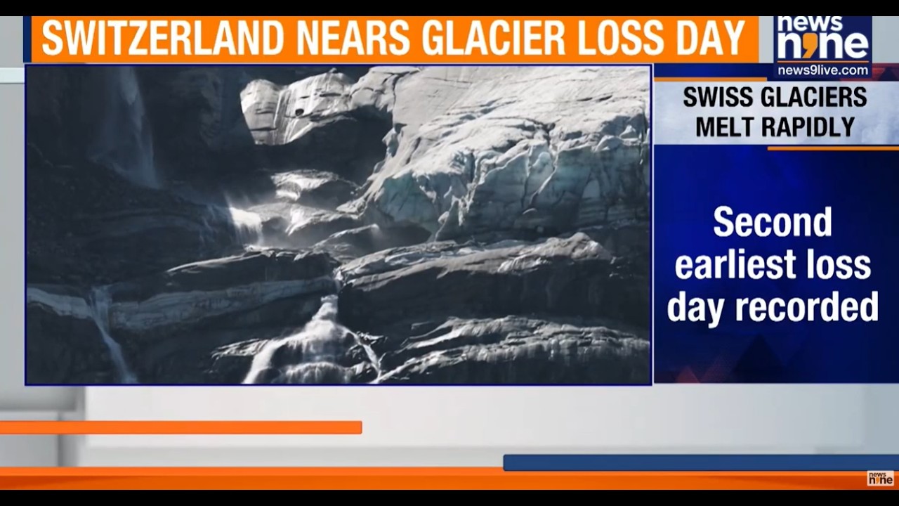 Swiss Glaciers Melting Fast As Europe Heatwave Intensifies | News9