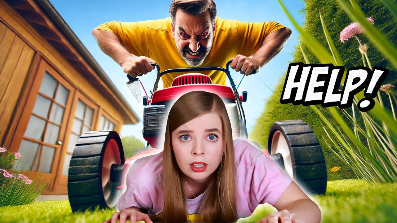 TATA KOSI WSZYSTKO NA SWOJEJ DRODZE!😨 ROBLOX