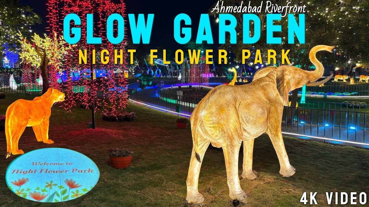 Ahmedabad Flower Show 2026 Night View ✨ Glow Garden & World Records | Sahil Jodha Vlogs | Tour Vlog