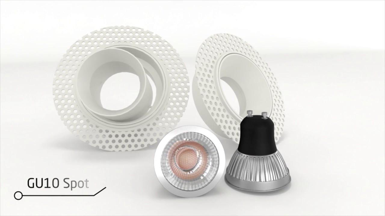 Trimless LED downlight