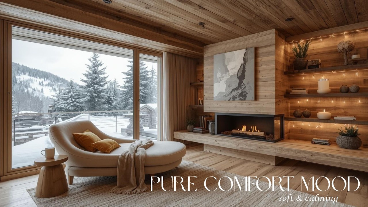 Pure Comfort Mood Deep Sleep & Relaxation in a Cozy Cabin