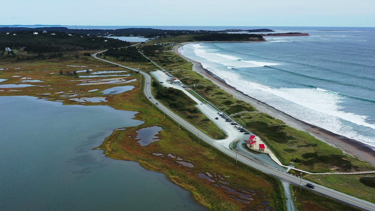 Waves & Surfers at Lawrencetown Beach: The Calm Before the Storm with Hurricane Teddy Approaching