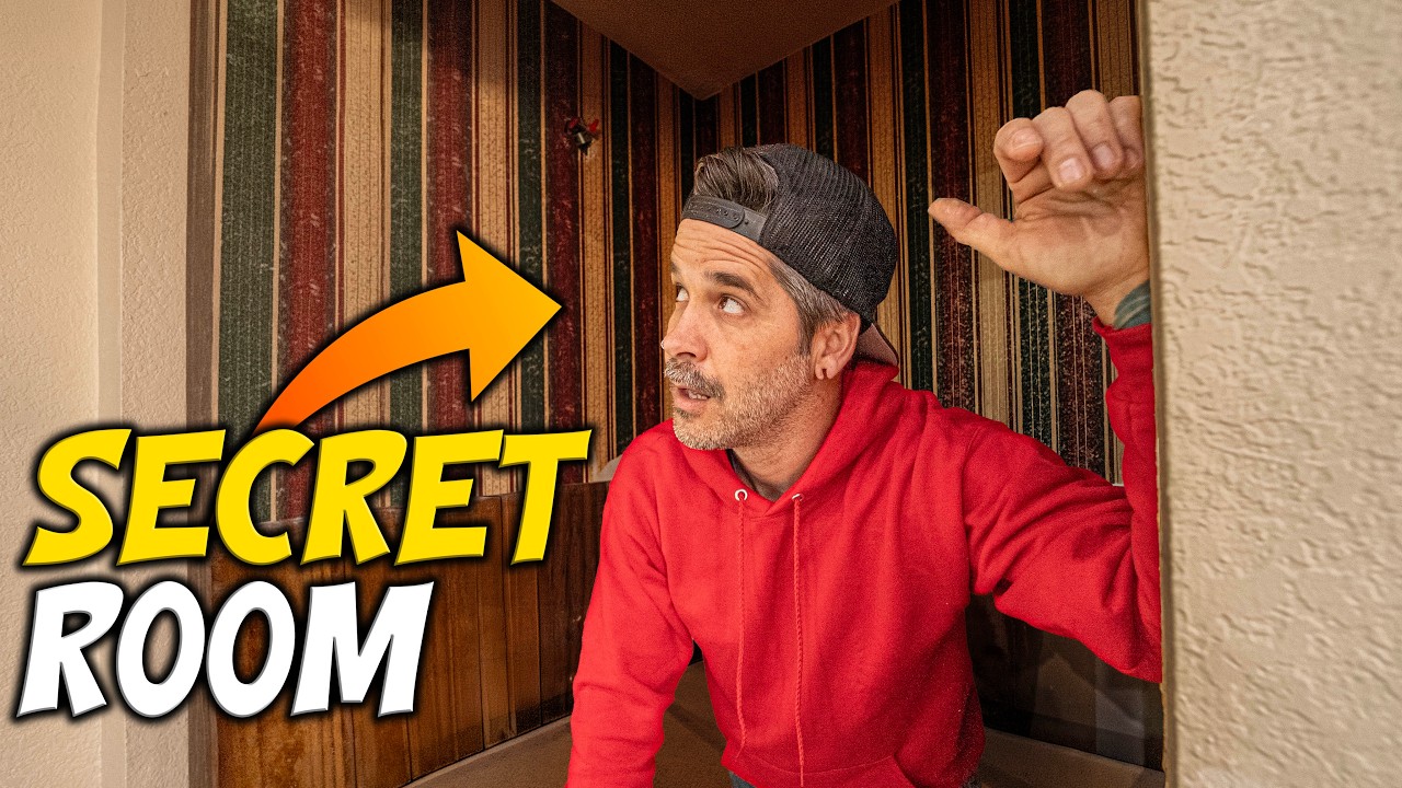 I FOUND a SECRET ROOM in our 50 year old house!