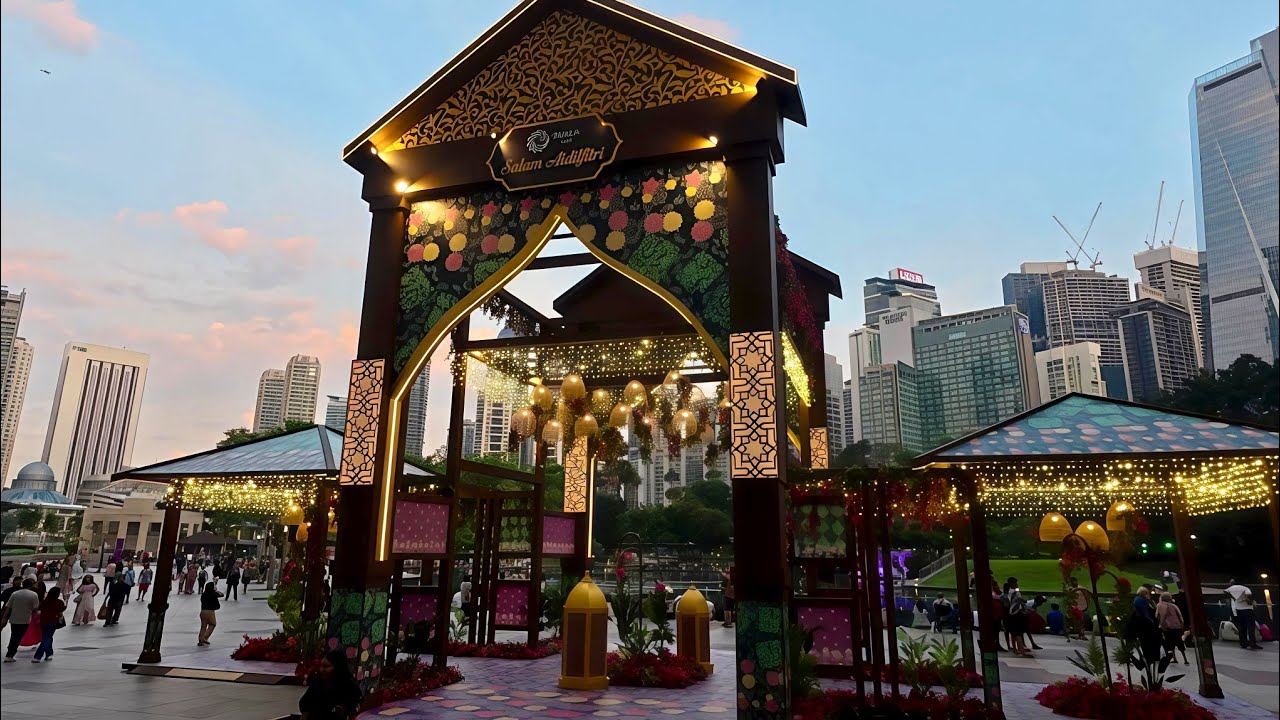 Deco Raya Klcc!! Kemeriahan Berbuka Puasa Di Taman Klcc//