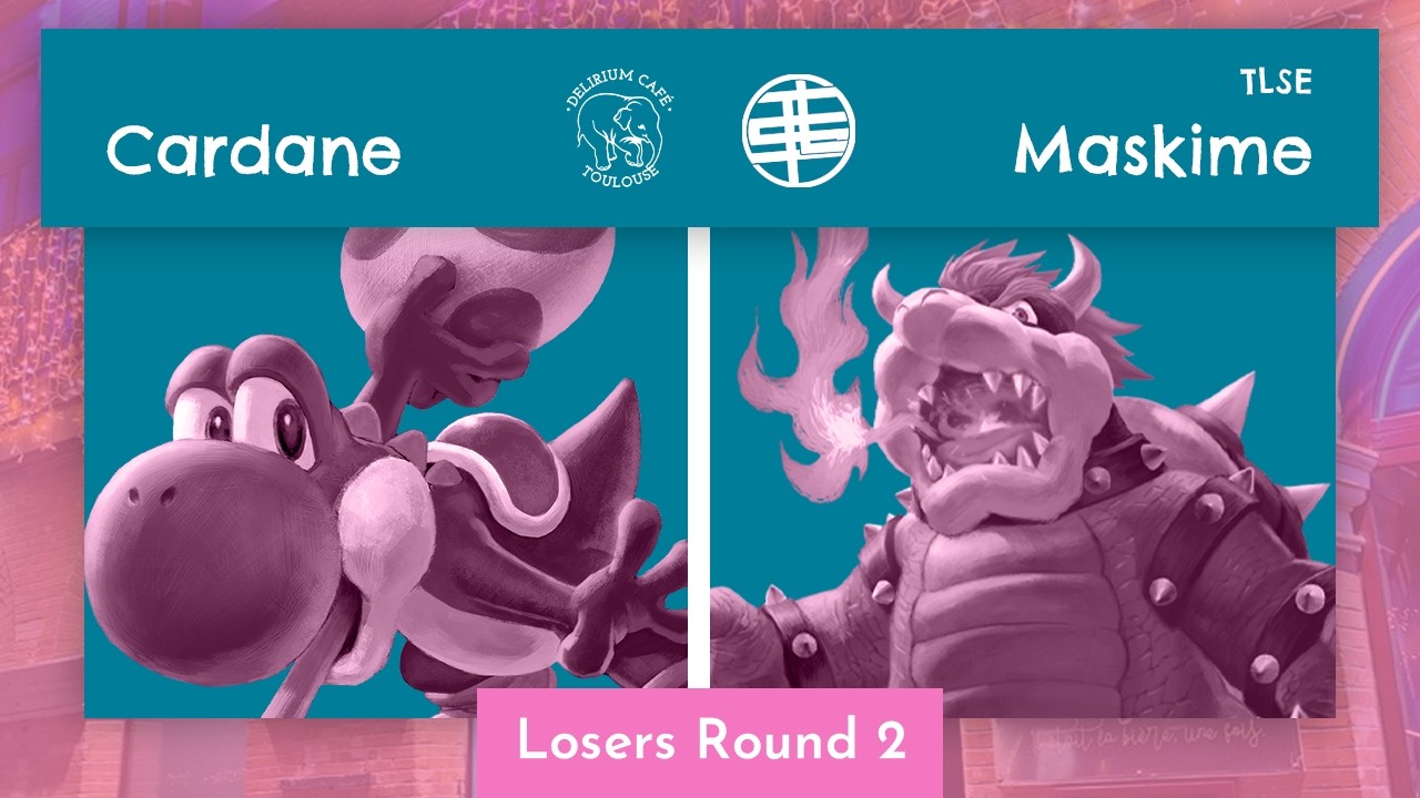 New Délismash #3 - Cardane (Yoshi, Richter Belmont) vs Maskime (Bowser, Isabelle) - Losers Round 2