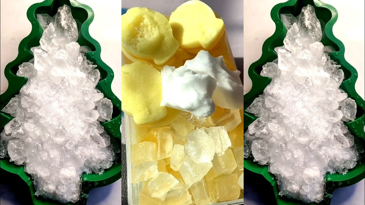 ASMR CLEAR ICE EATING MUKBANG / ICICLE ICE / THIN ICE / HARD ICE 