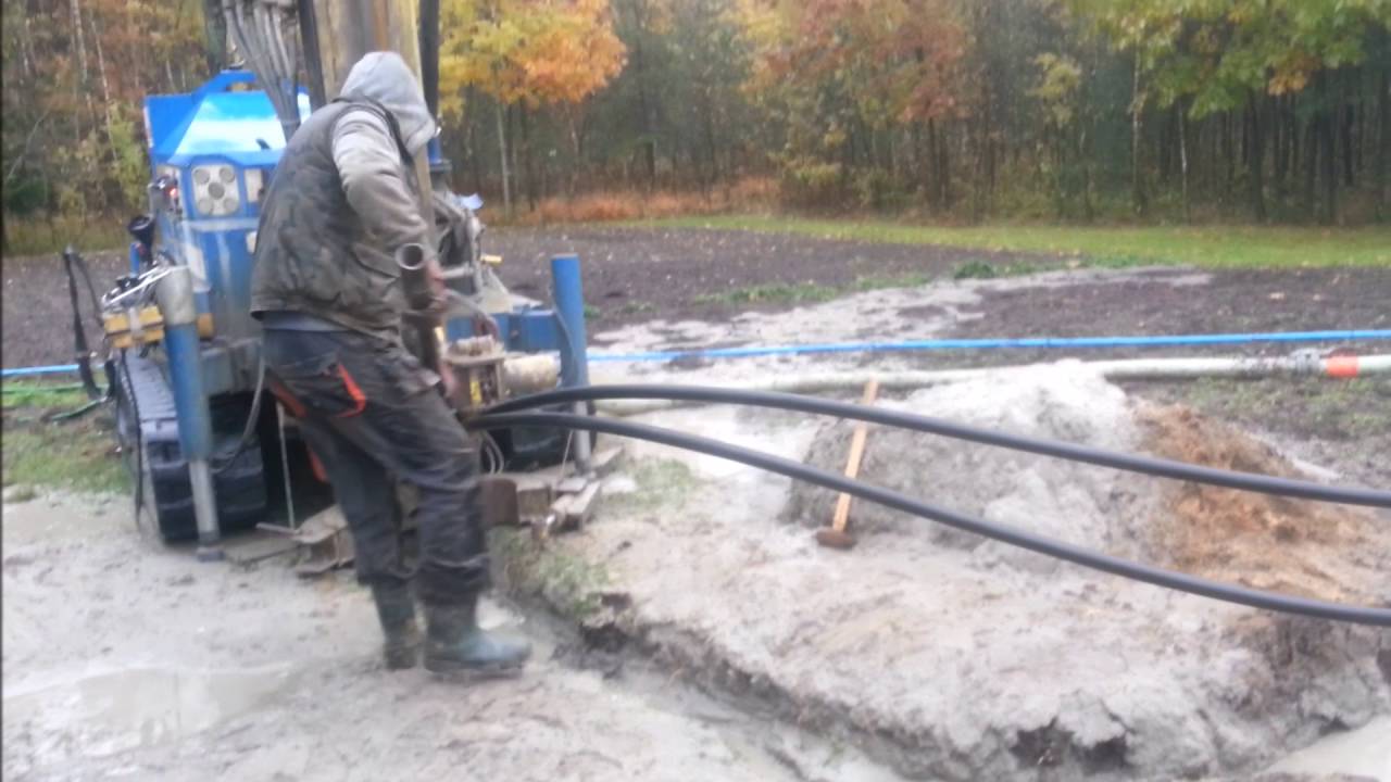 Wiercenie pod pompe ciepła. ROTOMAX XLGT. GEO—WIERT STUDNIE Izdebski L. Wiercenie studni głębinowych