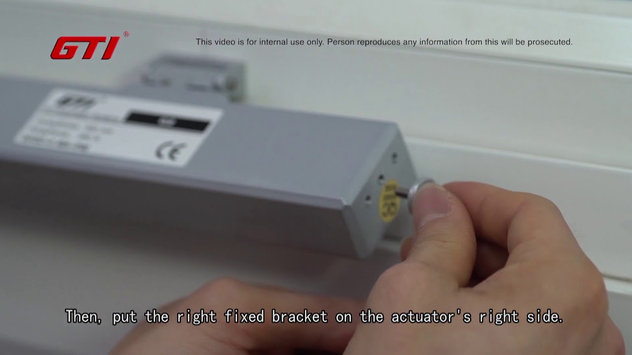 Installation for GTI Automatic Window Actuator  (G2)
