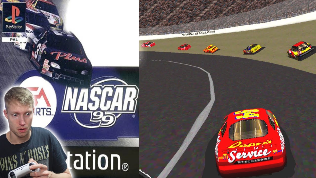 NASCAR 99 🚗🕹️ (PS1) Gameplay - Angezockt (1998)